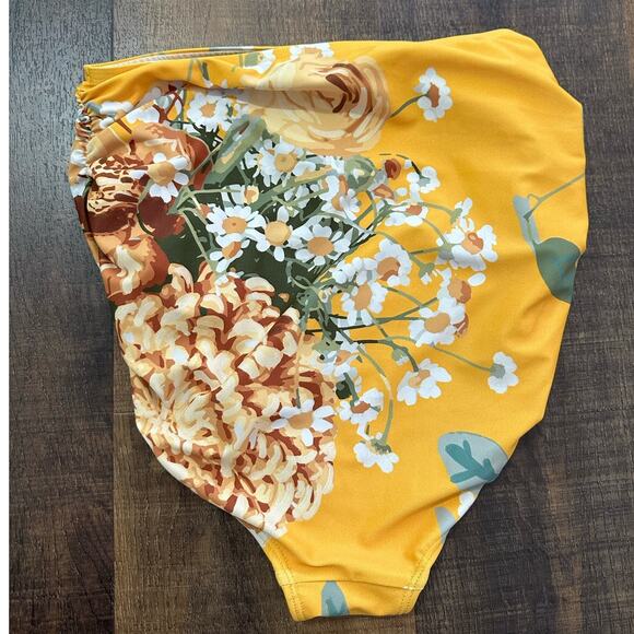 Albion Fit Isla Ruched Waisted Swim Bottoms Size Small - Picture 7 of 8